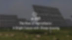 Photograph of sheep grazing under solar panels with text overlay "The Rise of Agrivoltaics: A Bright Future Sheep Grazing"